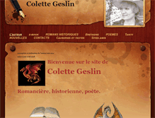 Tablet Screenshot of colettegeslin.weebly.com