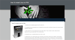 Desktop Screenshot of linuxforps3.weebly.com