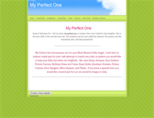 Tablet Screenshot of myperfectonebows.weebly.com