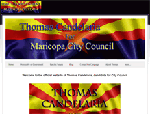 Tablet Screenshot of candelaria4council.weebly.com