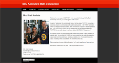 Desktop Screenshot of koshutasmathconnection.weebly.com
