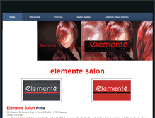 Tablet Screenshot of elementesalon.weebly.com