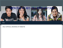 Tablet Screenshot of abscbnteenstars.weebly.com