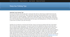 Desktop Screenshot of deepseafishingtips.weebly.com