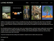 Tablet Screenshot of livingwords.weebly.com