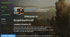 Desktop Screenshot of broadheadworld.weebly.com