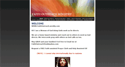 Desktop Screenshot of faithoutreach.weebly.com