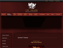 Tablet Screenshot of chstheater.weebly.com