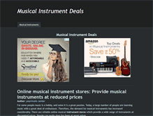 Tablet Screenshot of musicalinstrumentdeals.weebly.com
