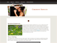 Tablet Screenshot of ceremony-services.weebly.com