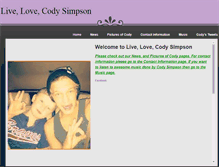 Tablet Screenshot of livelovecodysimpson.weebly.com