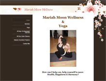 Tablet Screenshot of mariahmoonwellness.weebly.com