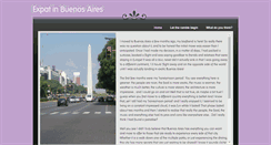 Desktop Screenshot of expatbuenosaires.weebly.com