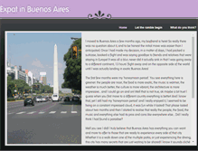 Tablet Screenshot of expatbuenosaires.weebly.com