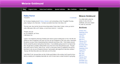 Desktop Screenshot of melaniegoldmund.weebly.com