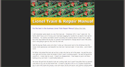 Desktop Screenshot of lionel-train-repair-manual.weebly.com