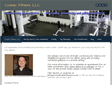 Tablet Screenshot of cosmicfitnesswny.weebly.com