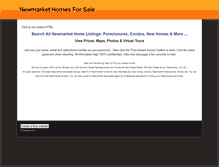 Tablet Screenshot of newmarkethomes.weebly.com