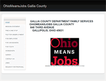 Tablet Screenshot of galliaworkopportunitycenter.weebly.com