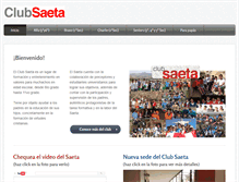 Tablet Screenshot of clubsaeta.weebly.com