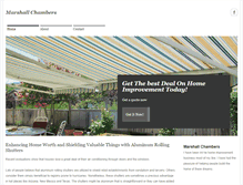 Tablet Screenshot of marshallchambers.weebly.com