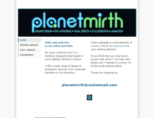 Tablet Screenshot of planetmirth.weebly.com