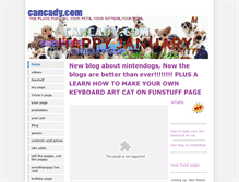 Tablet Screenshot of cancady.weebly.com