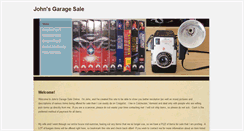 Desktop Screenshot of johnsgaragesale.weebly.com