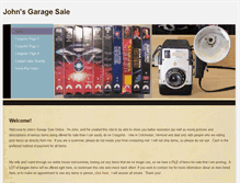 Tablet Screenshot of johnsgaragesale.weebly.com