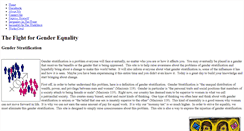 Desktop Screenshot of genderstratification.weebly.com