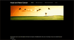 Desktop Screenshot of headandneckcancer.weebly.com
