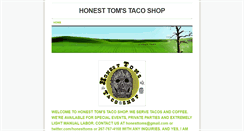 Desktop Screenshot of honesttomstacoshop.weebly.com