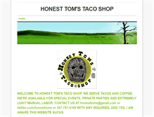 Tablet Screenshot of honesttomstacoshop.weebly.com