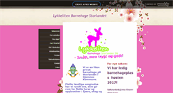 Desktop Screenshot of lykkelitenbarnehage.weebly.com