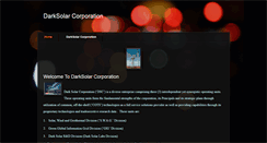 Desktop Screenshot of darksolarcorporation.weebly.com
