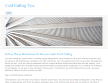 Tablet Screenshot of coldcallingcalls.weebly.com
