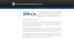Desktop Screenshot of lookupphonenumberforfree.weebly.com