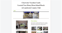 Desktop Screenshot of clearwatervilla.weebly.com