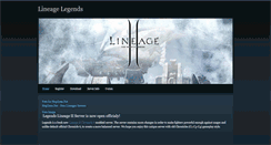 Desktop Screenshot of lineage2legend.weebly.com