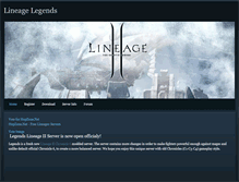 Tablet Screenshot of lineage2legend.weebly.com