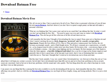 Tablet Screenshot of download-batman-free.weebly.com