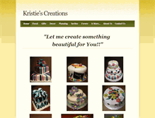 Tablet Screenshot of kristiescreations.weebly.com