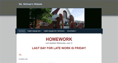 Desktop Screenshot of msmckeanshomeworkpage.weebly.com