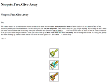 Tablet Screenshot of neopetsfreeitems.weebly.com