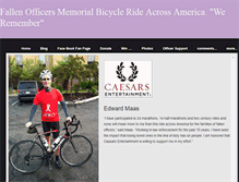 Tablet Screenshot of fallenofficersmemorialbicyclerid.weebly.com