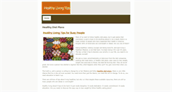 Desktop Screenshot of healthylivingguide.weebly.com