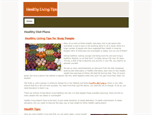 Tablet Screenshot of healthylivingguide.weebly.com