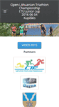 Mobile Screenshot of kupiskis-triathlon.weebly.com