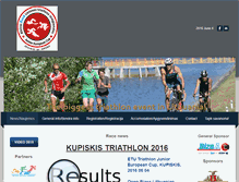 Tablet Screenshot of kupiskis-triathlon.weebly.com