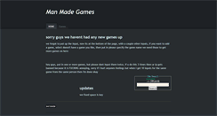 Desktop Screenshot of manmadegames.weebly.com